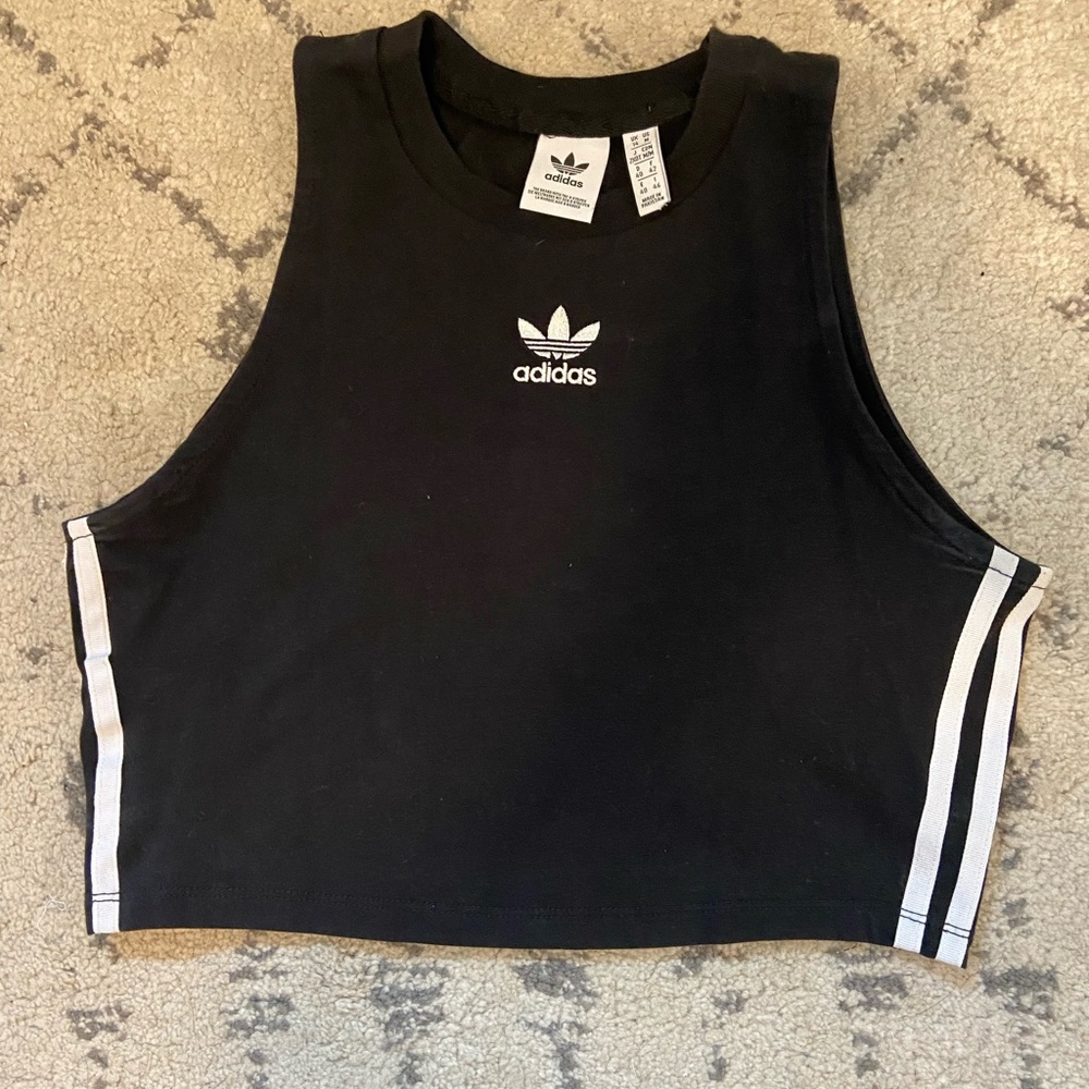 Cropped adidas thanks top